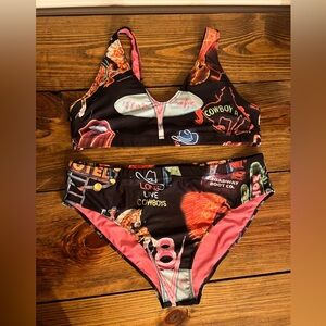 2XL Graphic Gringa Cowboy Bikini
